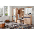 GARDEROBE 6-teilig  in 282/201/40 cm  - Eiche Artisan/Grau, Design, Glas/Holzwerkstoff (282/201/40cm) - Voleo