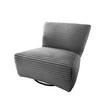 XXL-SESSEL in Cord Grau  - Schwarz/Grau, Trend, Textil/Metall (95/77/94cm) - Livetastic