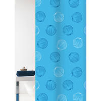 SPRCHOVÝ ZÁVES, 180/200 cm - biela, Basics, plast (180/200cm) - Grund