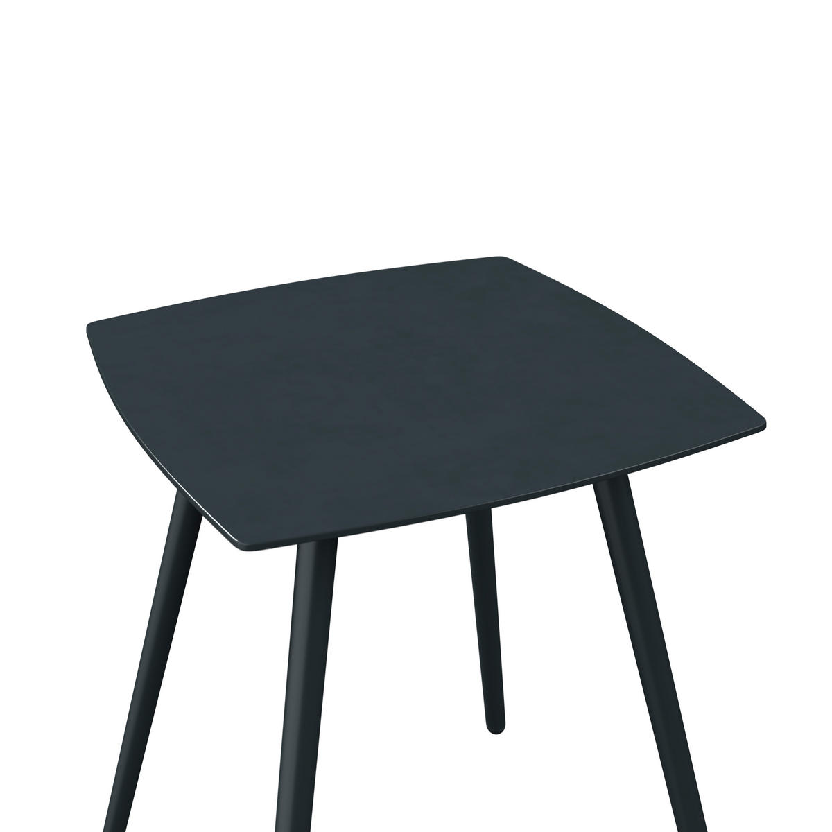 BALKONSET  3-teilig  - Schwarz/Braun, MODERN, Glas/Kunststoff (178/72.3/77.5cm) - Ambia Garden