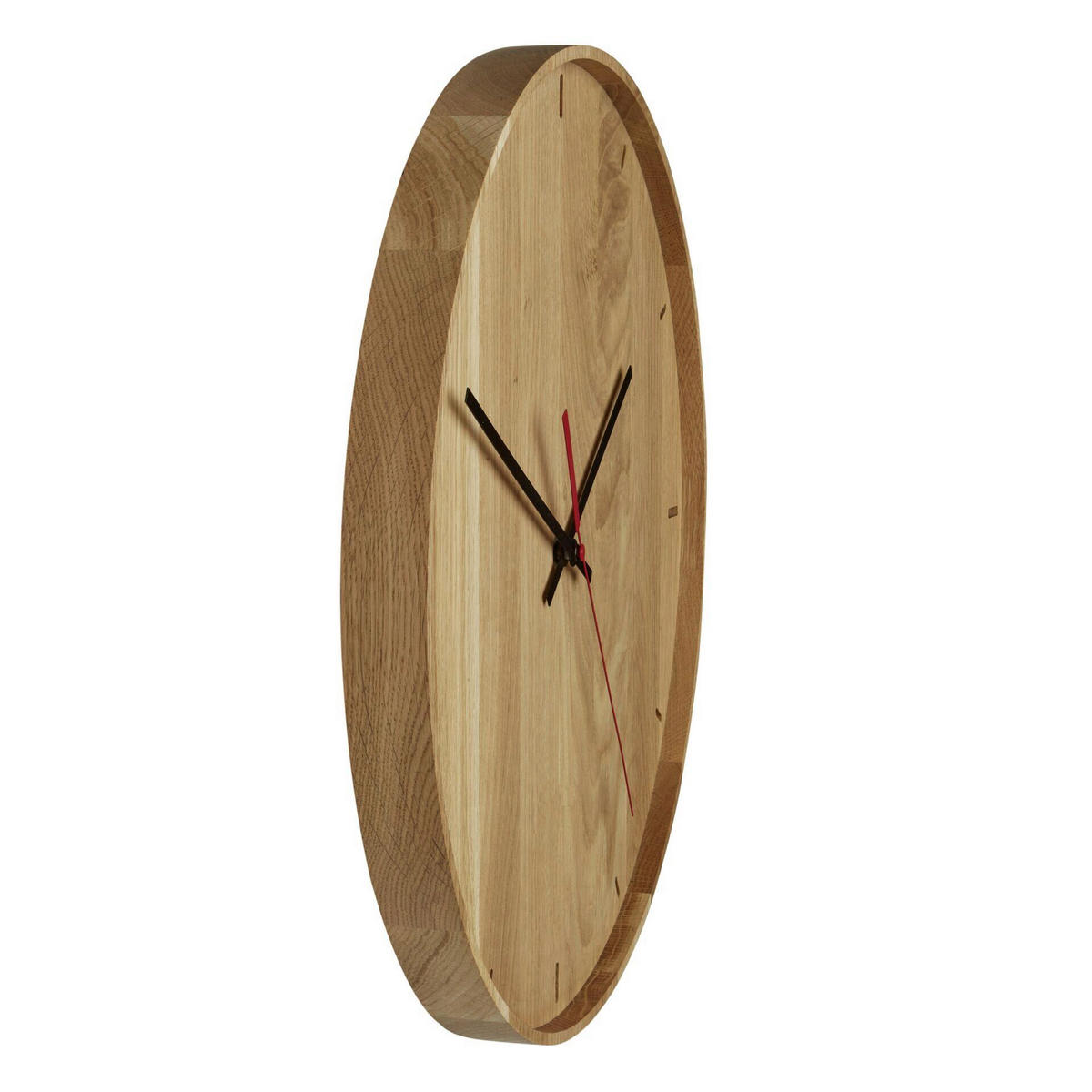 WANDUHR 35/35/4 cm   - Eichefarben, Basics, Holzwerkstoff (35/35/4cm)