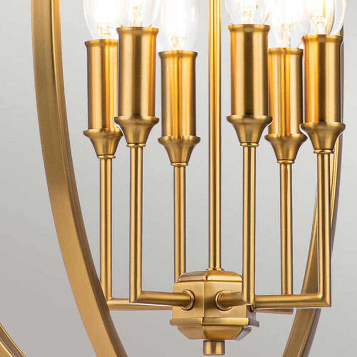 VISEČA SVETILKA  Elstead Corinne      62.2/86.4 cm      E14 - barve medenine, Konvencionalno, kovina (62.2/86.4cm) - Elstead Lighting
