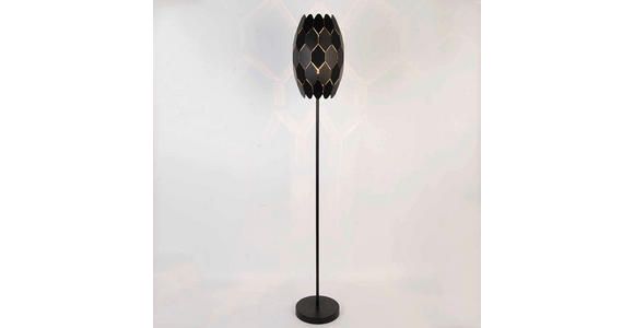 STEHLEUCHTE 20/148,5 cm    - Schwarz, Trend, Metall (20/148,5cm) - Novel