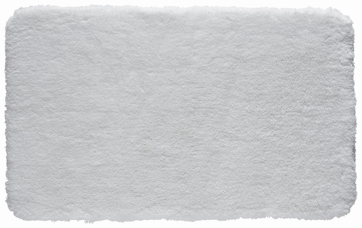 BADTEPPICH Weiß 70/120 cm  - Weiß, Basics, Kunststoff/Textil (70/120cm) - Kleine Wolke