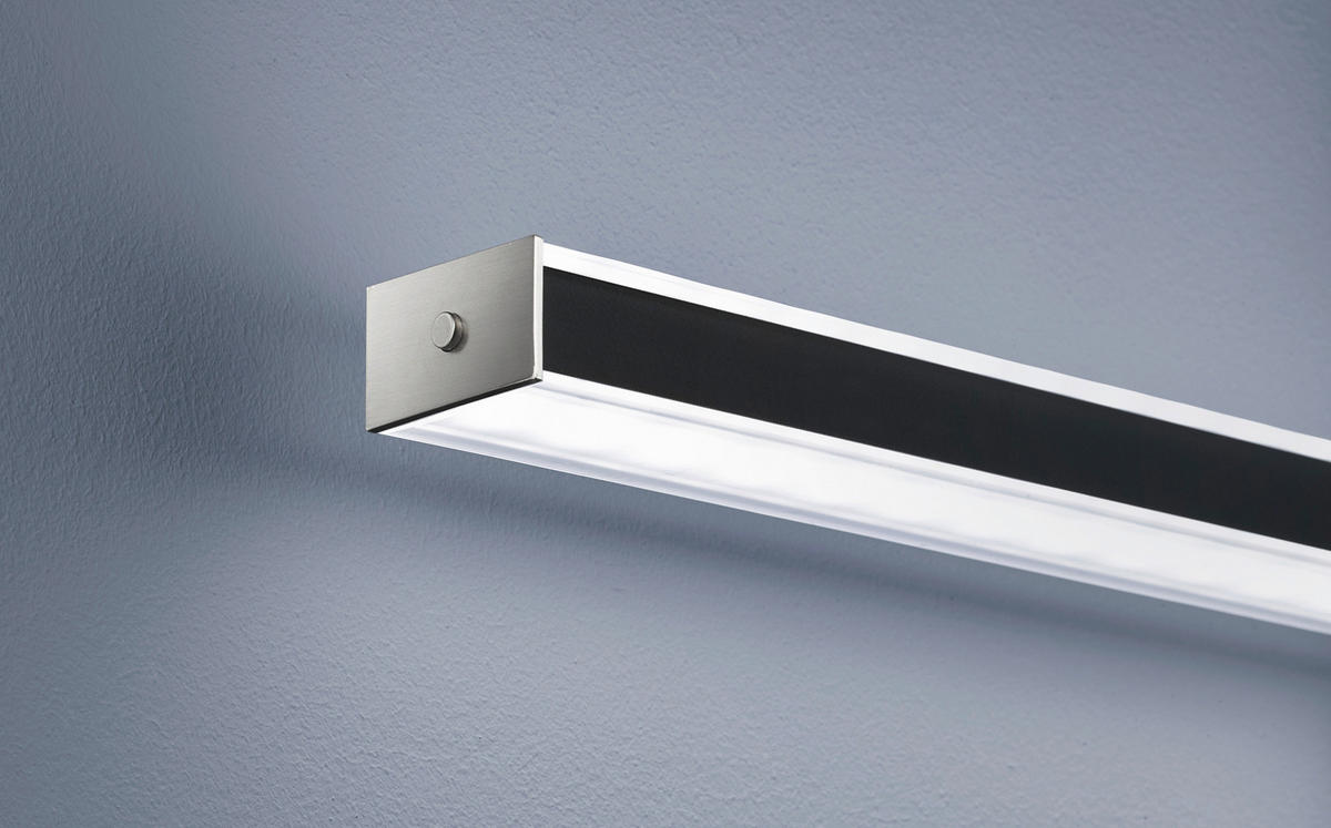 ZÁVĚSNÉ LED SVÍTIDLO, 115/7/90 cm - černá/barvy niklu, Design, kov (115/7/90cm) - Fischer & Honsel