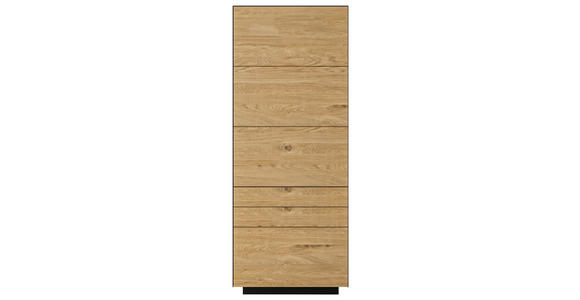 KOMMODE 56/141/40 cm  - Wildeiche/Anthrazit, Natur, Holz/Holzwerkstoff (56/141/40cm) - Dieter Knoll