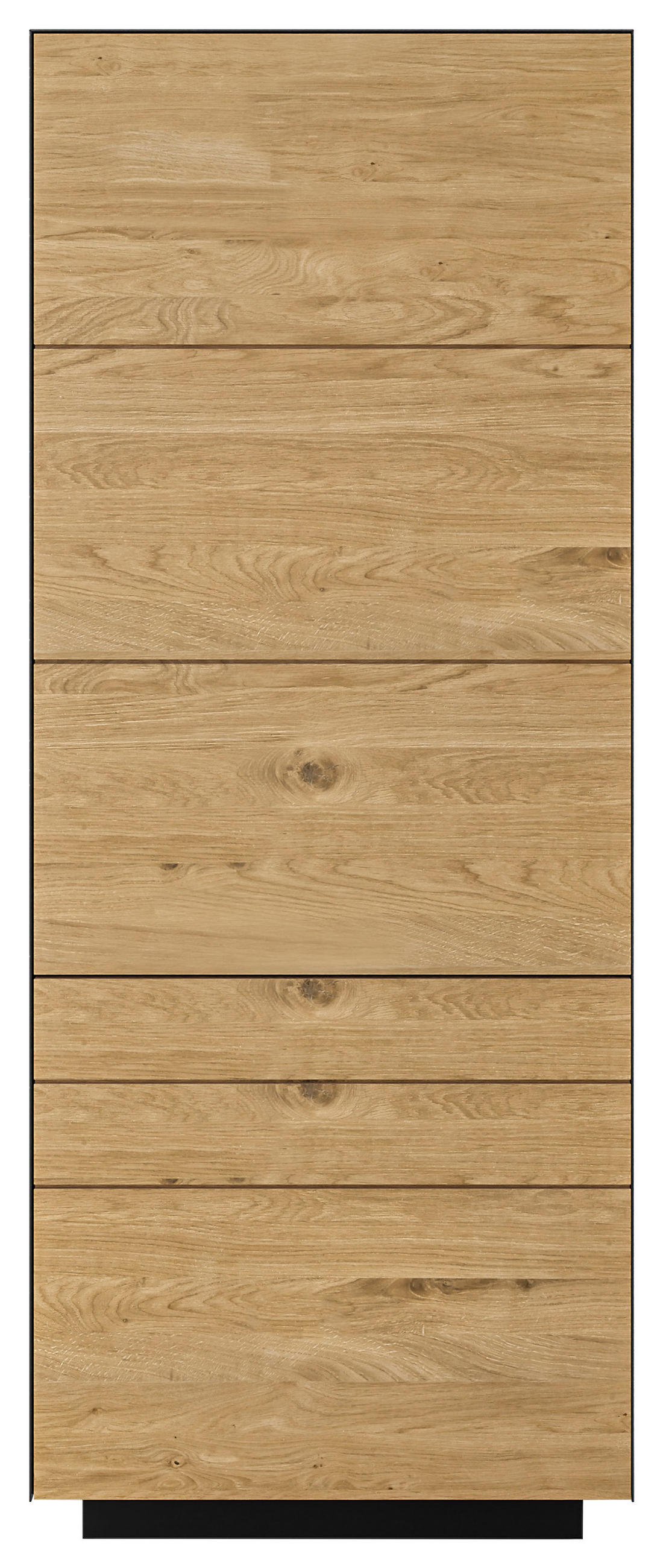 KOMMODE Celika Celika Anthrazit, Wildeiche  56/141/40 cm  - Wildeiche/Anthrazit, Natur, Holz/Holzwerkstoff (56/141/40cm) - Dieter Knoll