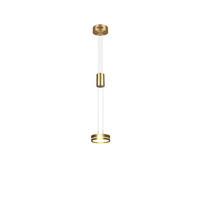 LED-HÄNGELEUCHTE 14/150 cm    - Messingfarben, Basics, Metall (14/150cm) - Trio Leuchten