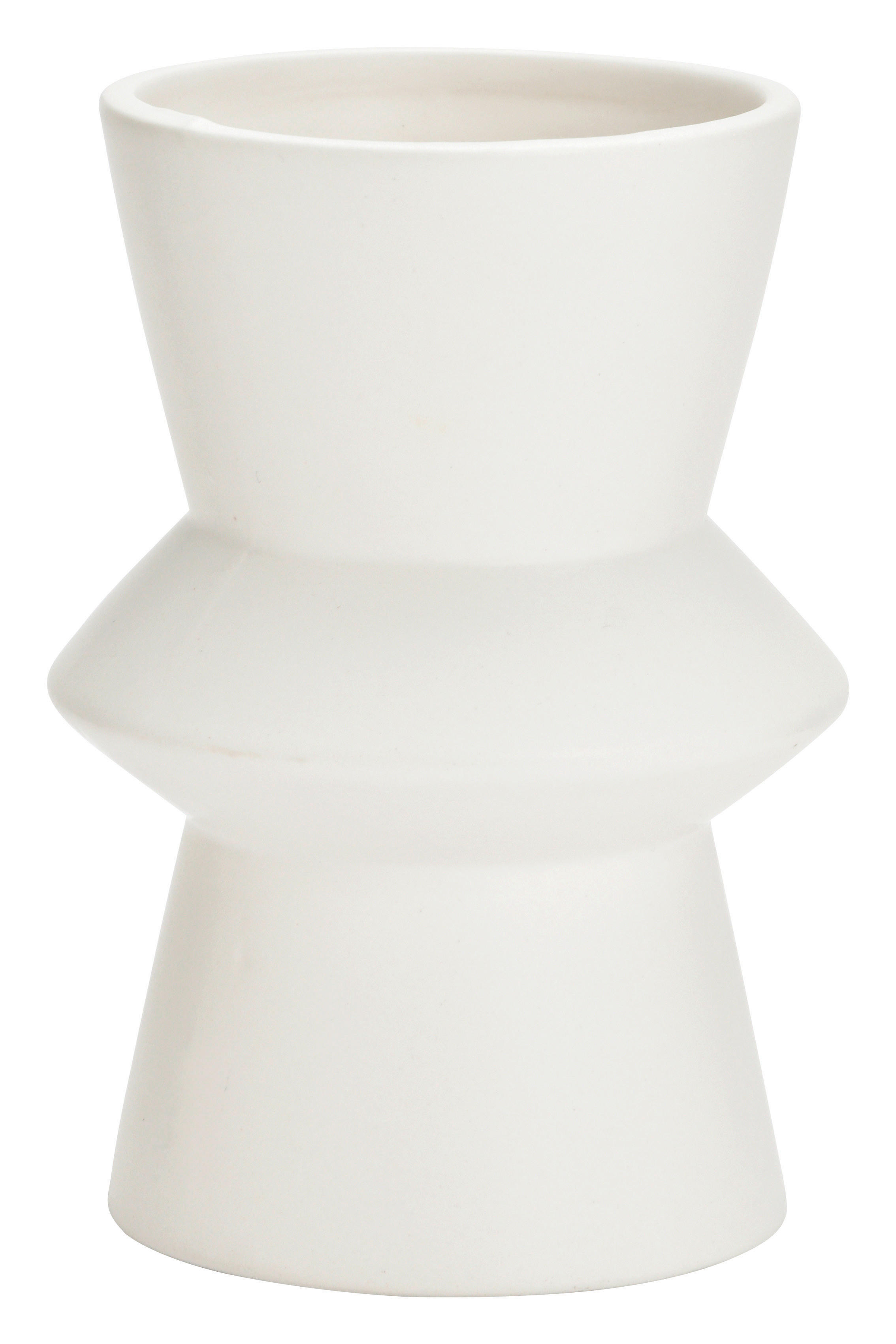 VASE 16 cm  - Weiß, Basics, Keramik (11/16/11cm)