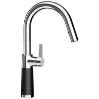 KÜCHENARMATUR 555120PUR  - Schwarz, Basics, Stein/Metall (5,2/37,7/20cm) - Schock