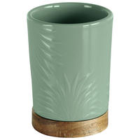 PAHAR PENTRU PERIUțE DE DINțI piatră  - verde, Konventionell, piatră (7,8/11cm) - Kleine Wolke