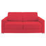 SCHLAFSOFA in Textil Rot - Chromfarben/Rot, KONVENTIONELL, Textil/Metall (188/86/97cm) - Novel SCHLAFSOFA in Textil Rot - Chromfarben/Rot, KONVENTIONELL, Textil/Metall (188/86/97cm) - Novel