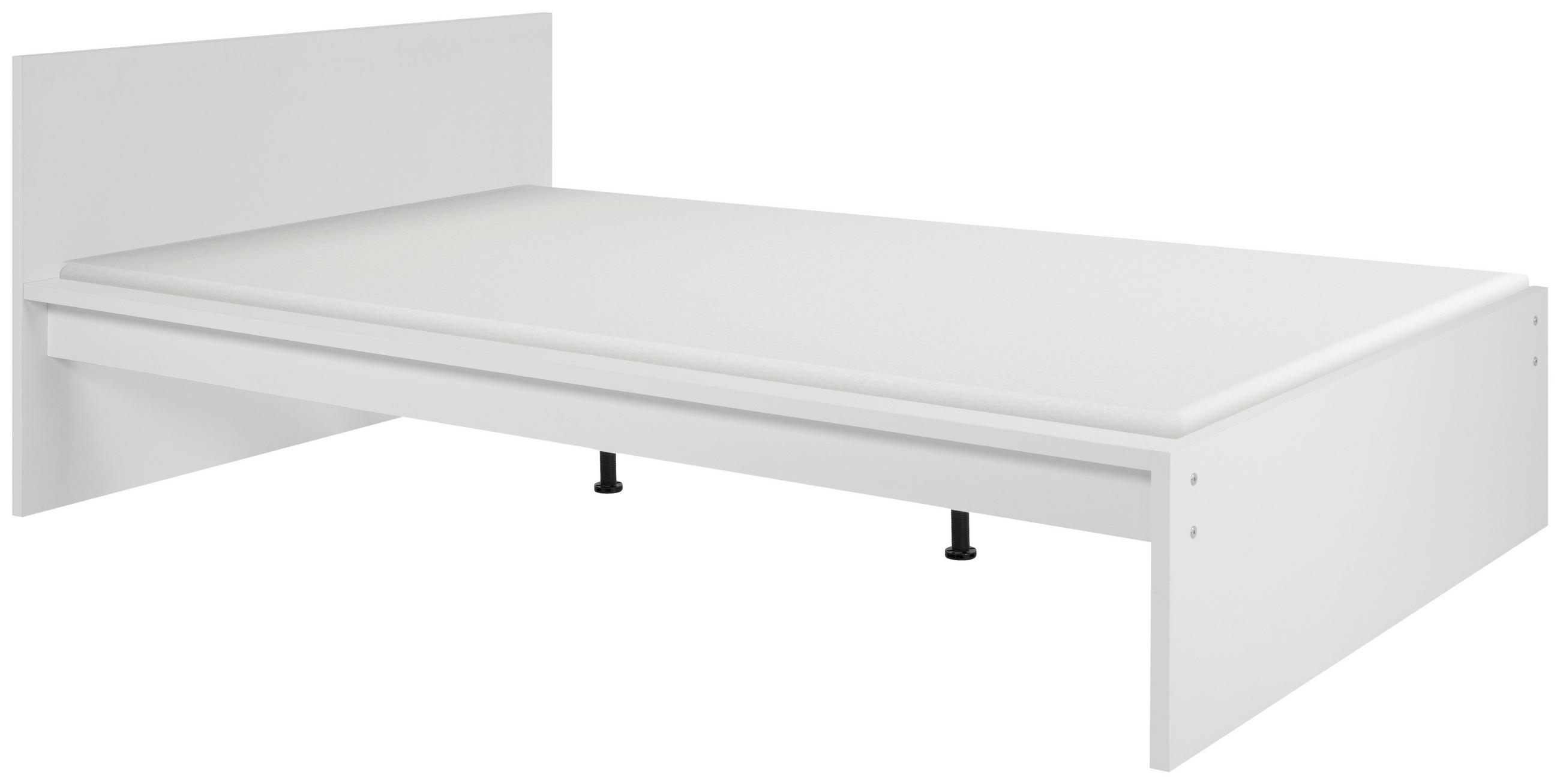 BETT 120/200 cm  Weiss   - Weiss, Modern, Holzwerkstoff (120/200cm) - MID.YOU