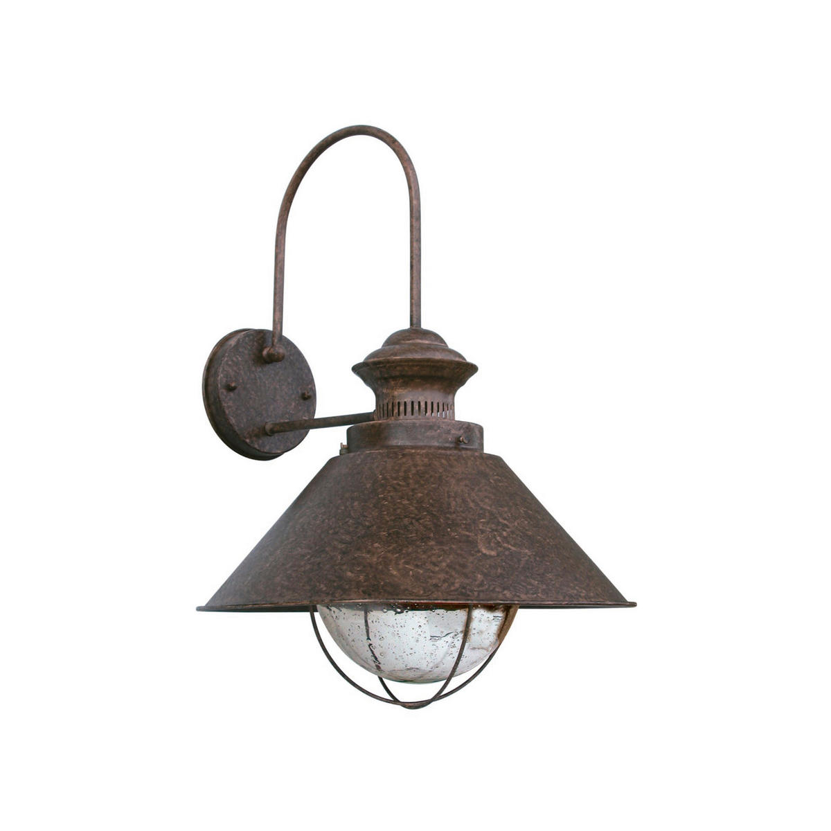 AUßENWANDLEUCHTE 34.5/35/52 cm   - Rostfarben, LIFESTYLE, Metall (34.5/35/52cm)