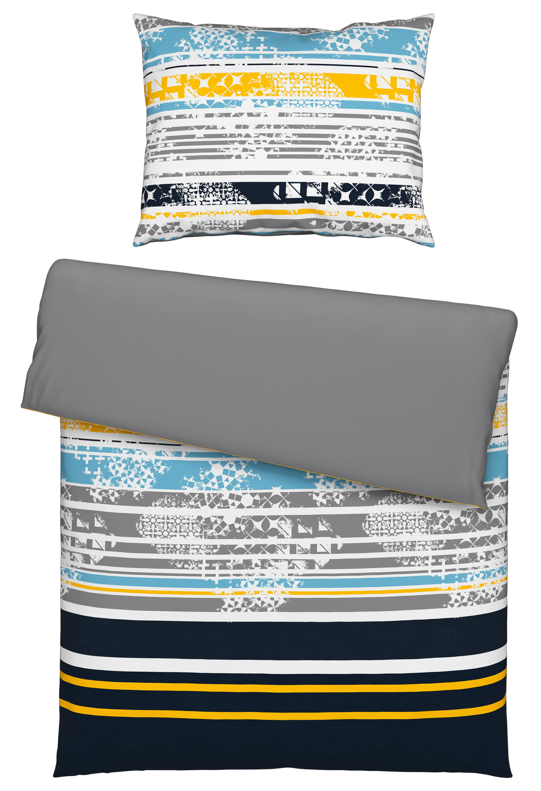KÉTOLDALAS ÁGYNEMŰHUZAT 140/200 cm  - Színes, Konventionell, Textil (140/200cm) - Bio:Vio