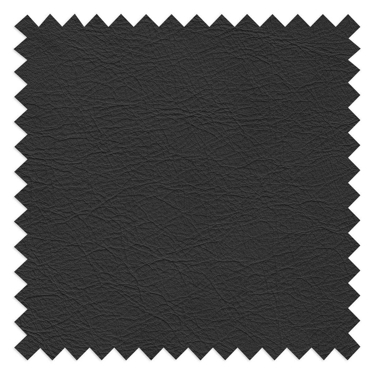 KOPFSTÜTZE in Echtleder  - Schwarz, Design, Leder (52/17/14cm) - Livetastic