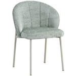 STUHL  Stoffauswahl Struktur  - Jadegrün/Greige, Design, Textil/Metall (59/81/60cm) - Carryhome