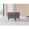 HOCKER in Textil Grau  - Schwarz/Grau, KONVENTIONELL, Textil/Metall (58/48/58cm) - Sit & More