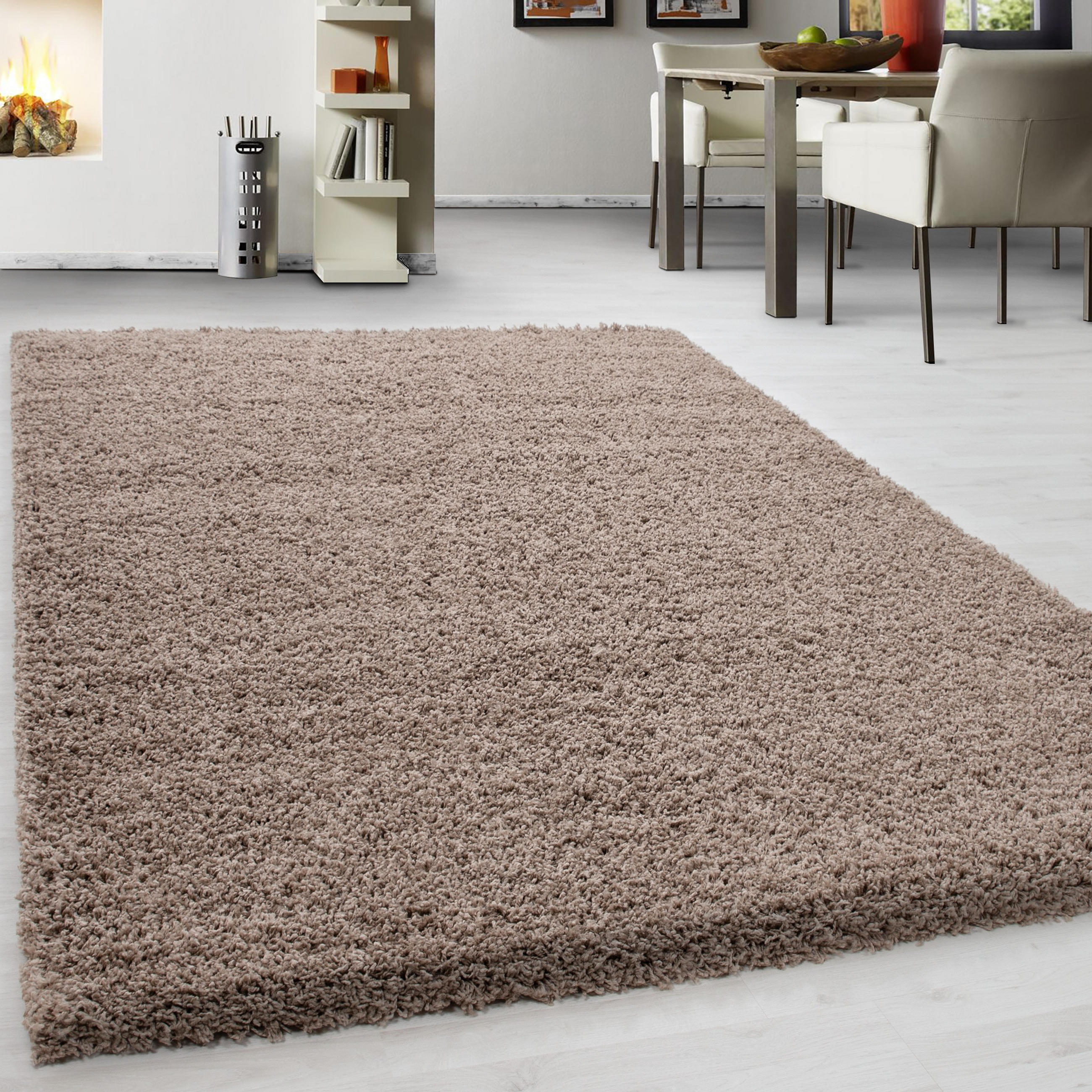 HOCHFLORTEPPICH 200/290 cm Life 1500 Braun, Beige  - Beige/Braun, Trend, Textil (200/290cm)