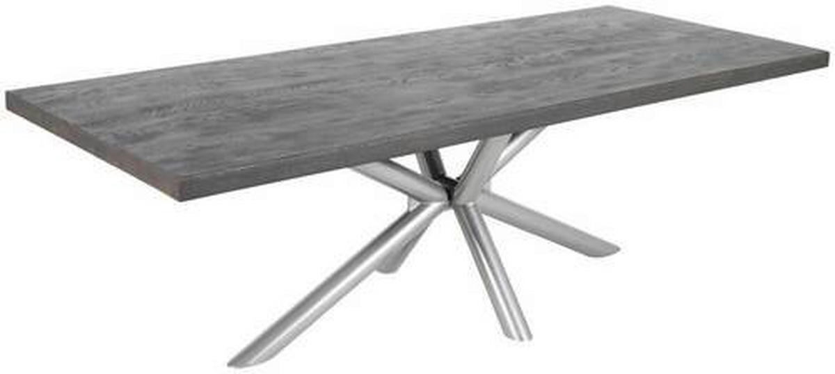 TISCHGESTELL in Metall 160/70/72 cm   - Silberfarben, MODERN, Metall (160/70/72cm) - Boxxx