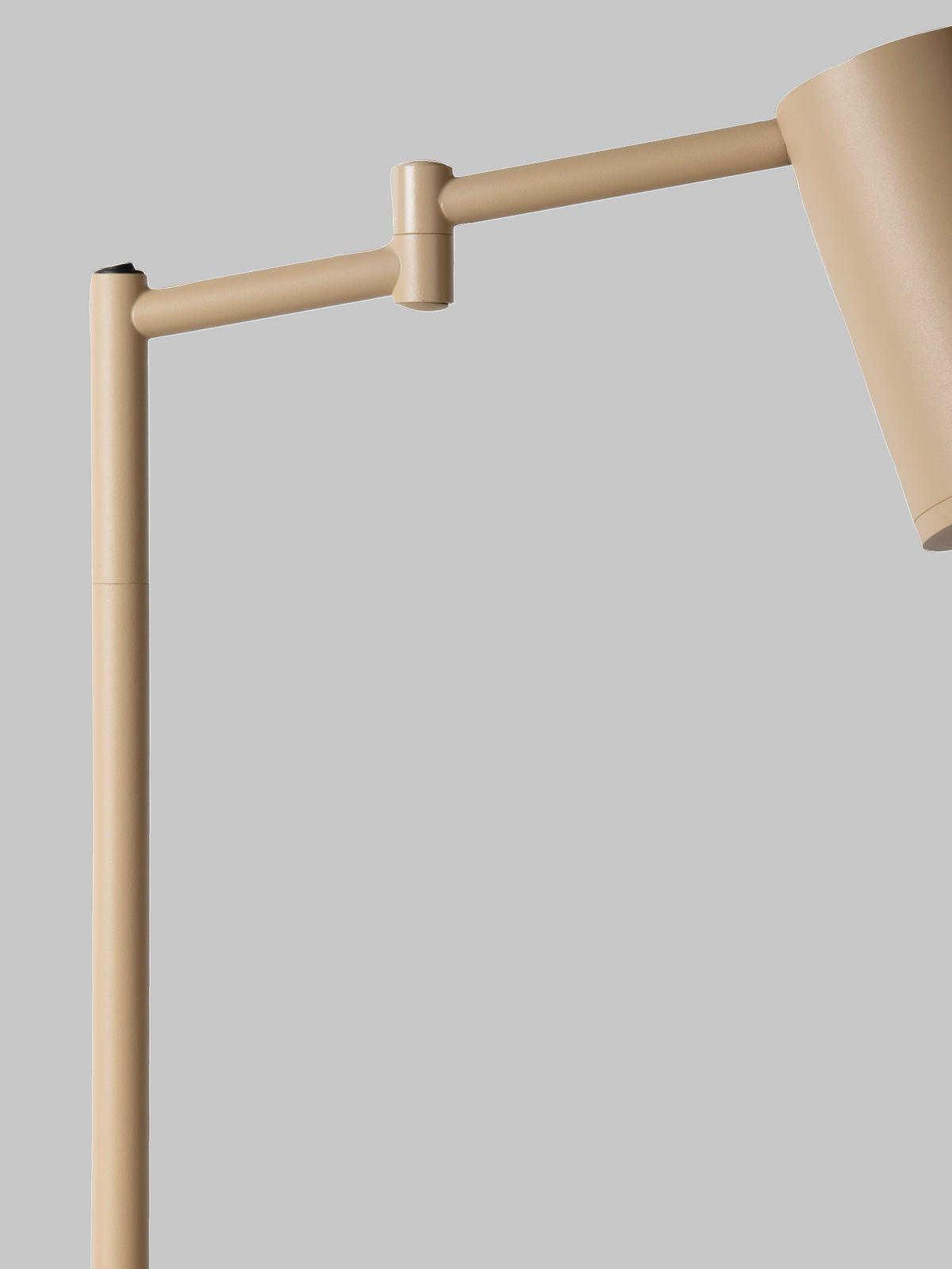 STOLNÍ LAMPA, nástěnný stmívač, 20/47,5 cm  - béžová, Design, kov (20/47,5cm) - It's about Romi