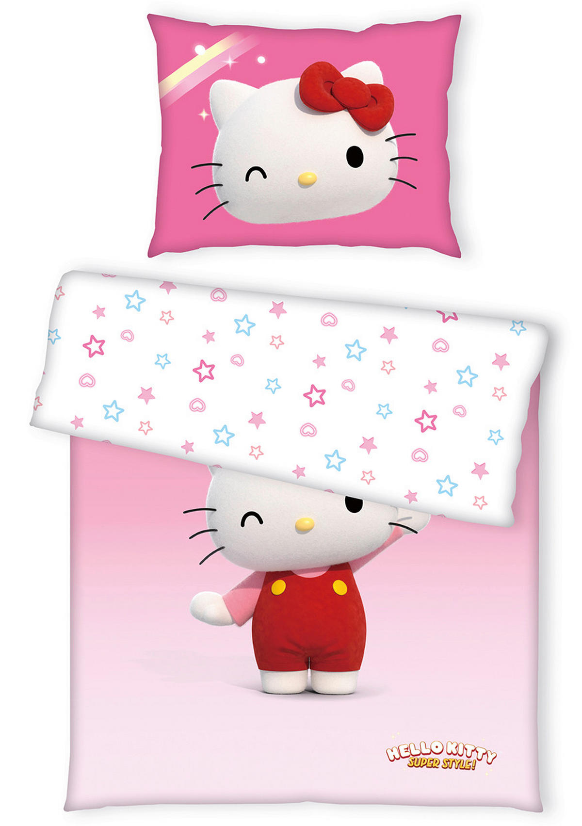 BETTWÄSCHE 140/200 cm  - Pink, Basics, Textil (140/200cm) - Herding