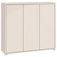 SCHUHSCHRANK Sandfarben  - Sandfarben/Grau, MODERN, Holzwerkstoff/Kunststoff (109,2/99,1/34,9cm) - Carryhome