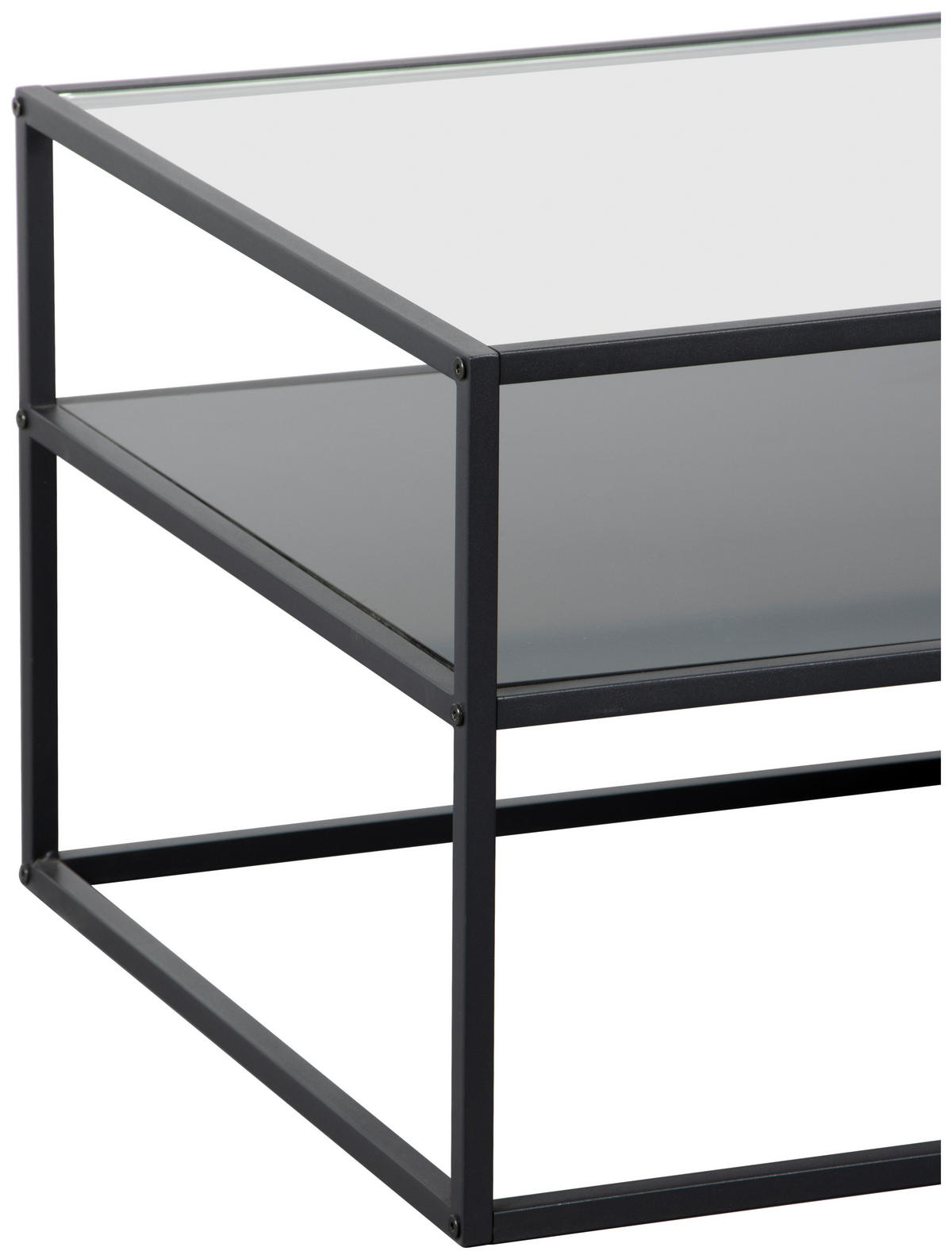 MĂSUțĂ DE CAFEA - negru, Design, sticlă/metal (110/60/43cm) - Boxxx