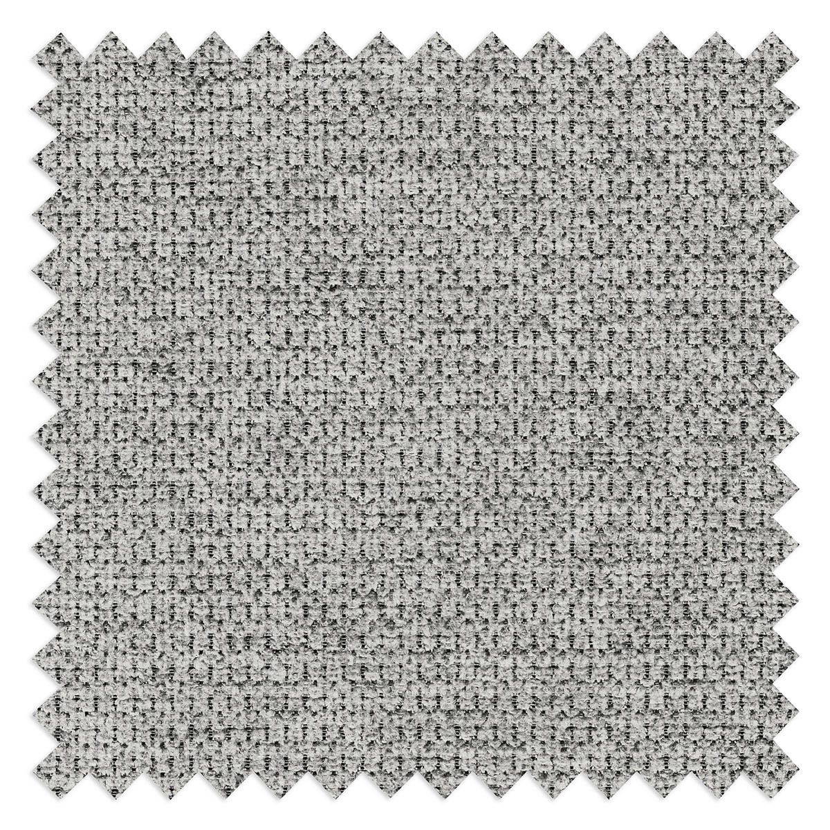 SESSELSET in Chenille Grau  - Schwarz/Weiß, Design, Textil/Metall (67/87/74cm) - Livetastic