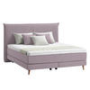 BOXSPRINGBETT 180/200 cm  in Flieder  - Eichefarben/Flieder, Design, Holzwerkstoff/Textil (180/200cm) - home24