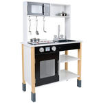 KINDERKÜCHE  - Schwarz/Naturfarben, Trend, Holzwerkstoff/Kunststoff (60/29,5/92cm) - My Baby Lou