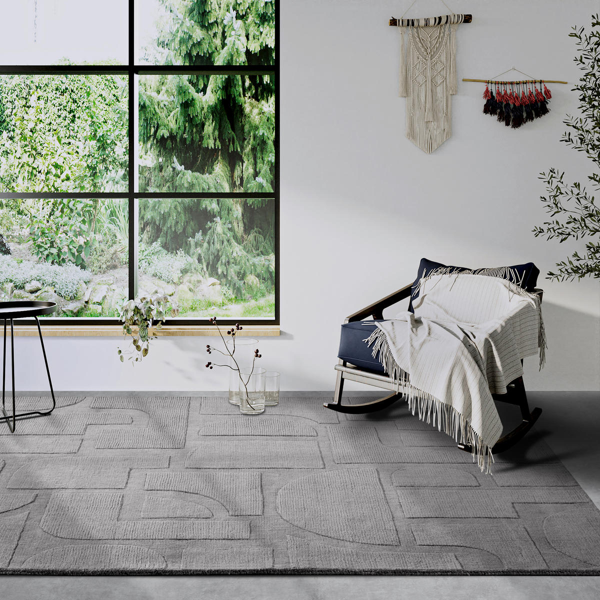 HANDWEBTEPPICH 120/170 cm Kollektion 1906 Grau  - Grau, Basics, Textil (120/170cm) - Villeroy & Boch