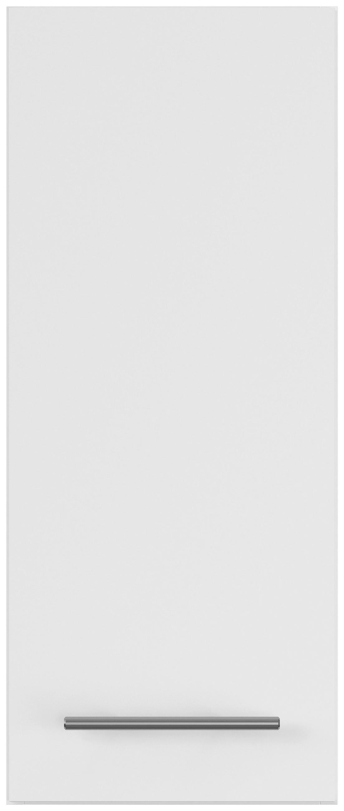 KÜCHENOBERSCHRANK 30/72,3/34,2 cm  in Weiß  - Edelstahlfarben/Weiß, Basics, Holzwerkstoff/Metall (30/72,3/34,2cm) - Impuls