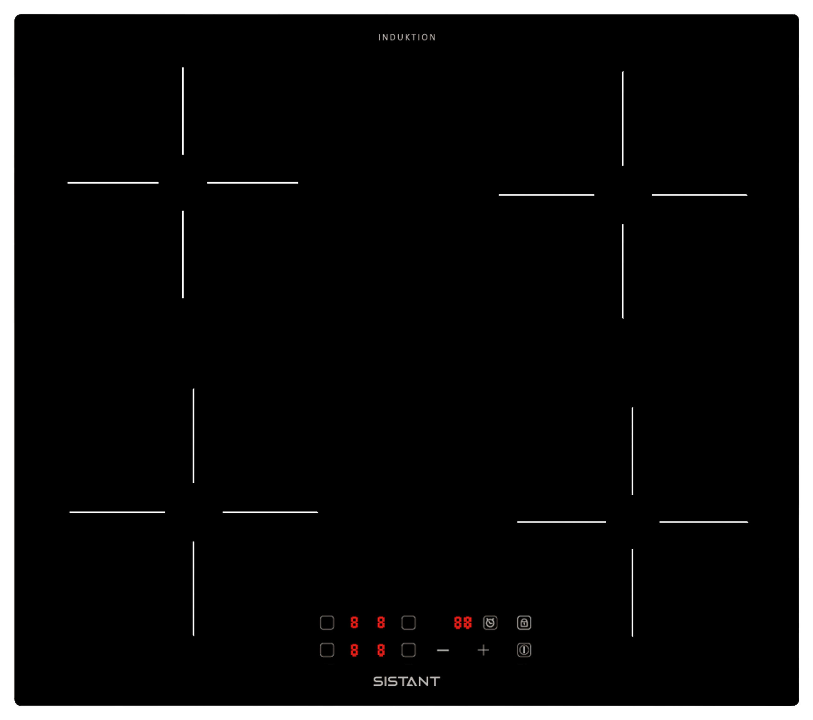 Induktionskochfeld Sistant Ik6003