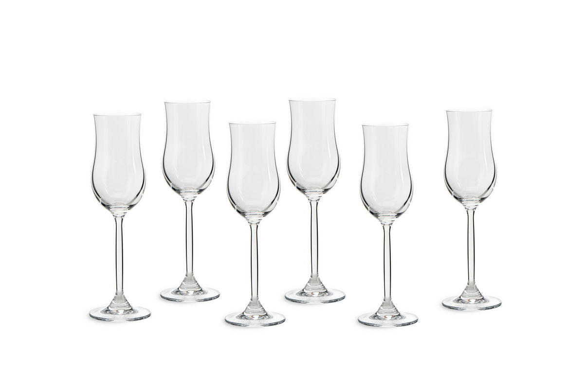 GLÄSERSET  6-teilig  - Transparent, Basics, Glas (5,2/19,3cm) - Echtwerk