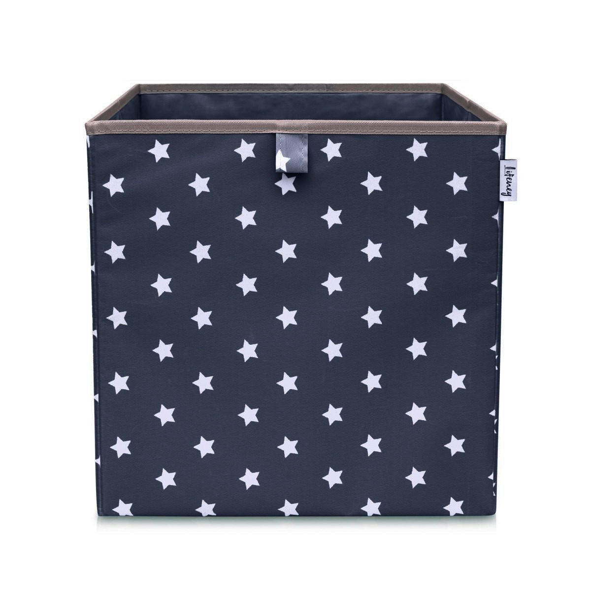 AUFBEWAHRUNGSBOX  - Dunkelblau, Basics, Kunststoff (33/33/33cm) - Lifeney
