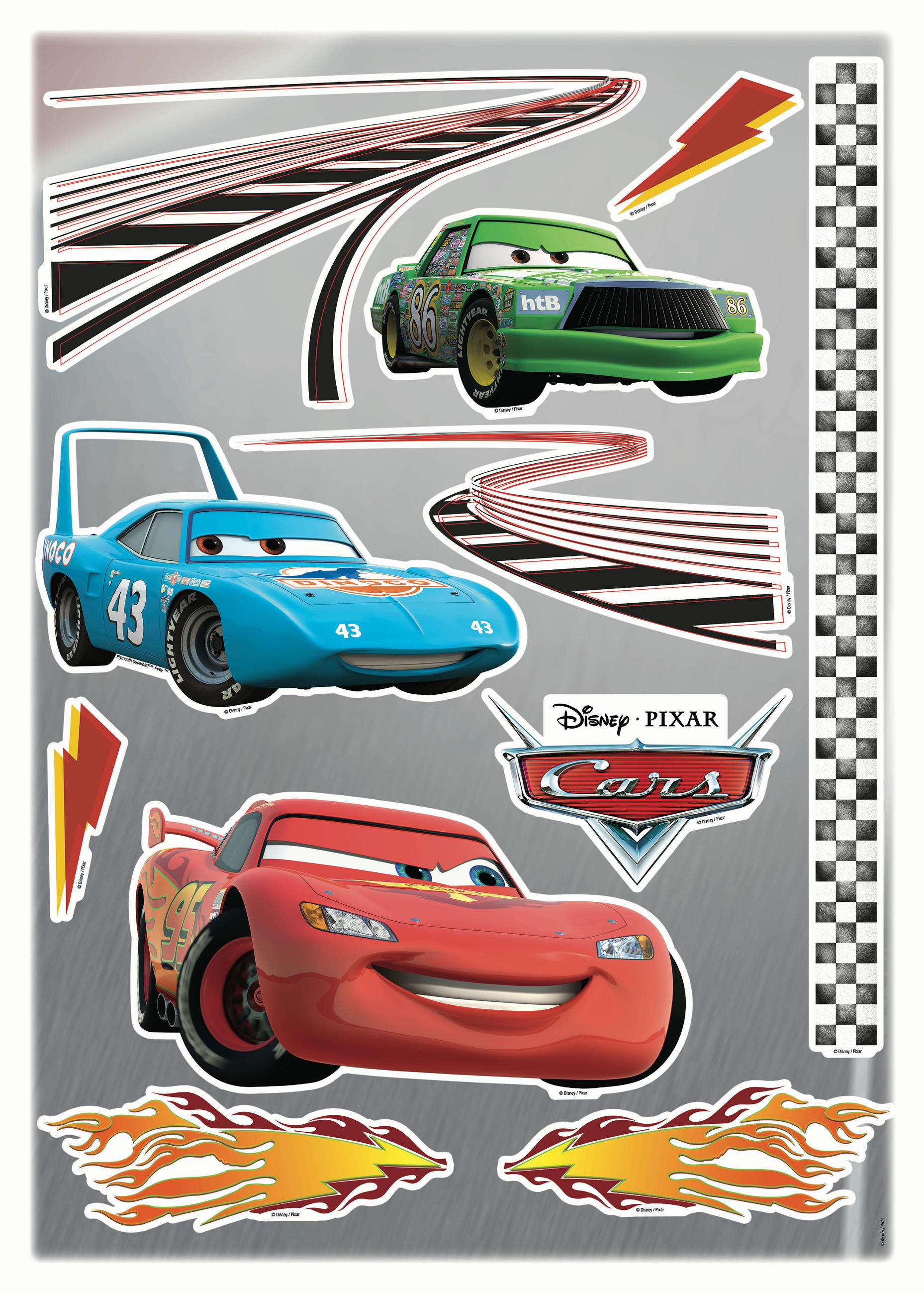 DEKOSTICKER 50/70 cm     - Multicolor, LIFESTYLE, Kunststoff (50/70cm)