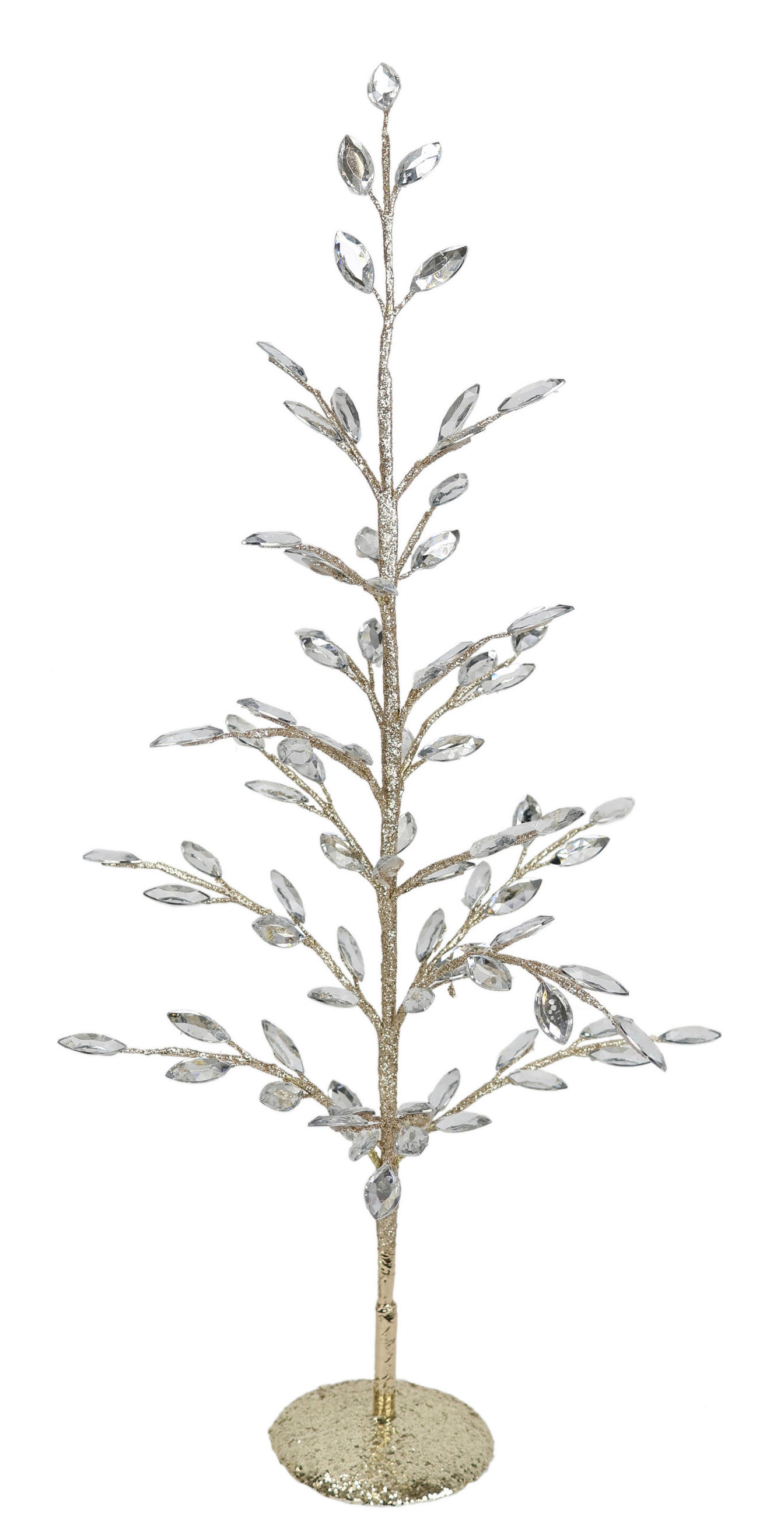 DEKOBAUM  - Champagner, Basics, Kunststoff (25/51cm) - X-Mas