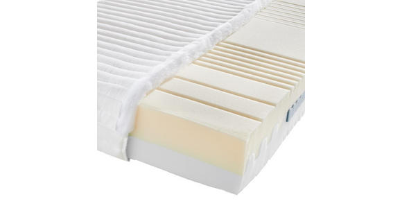 KALTSCHAUMMATRATZE 100/200 cm  - Weiß, Basics, Textil (100/200cm) - Sleeptex