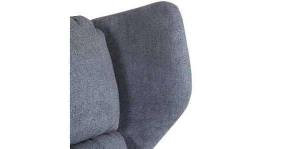 OHRENSESSEL Flachgewebe Dunkelgrau - Dunkelgrau/Schwarz, KONVENTIONELL, Textil/Metall (75/111/83cm) - Carryhome