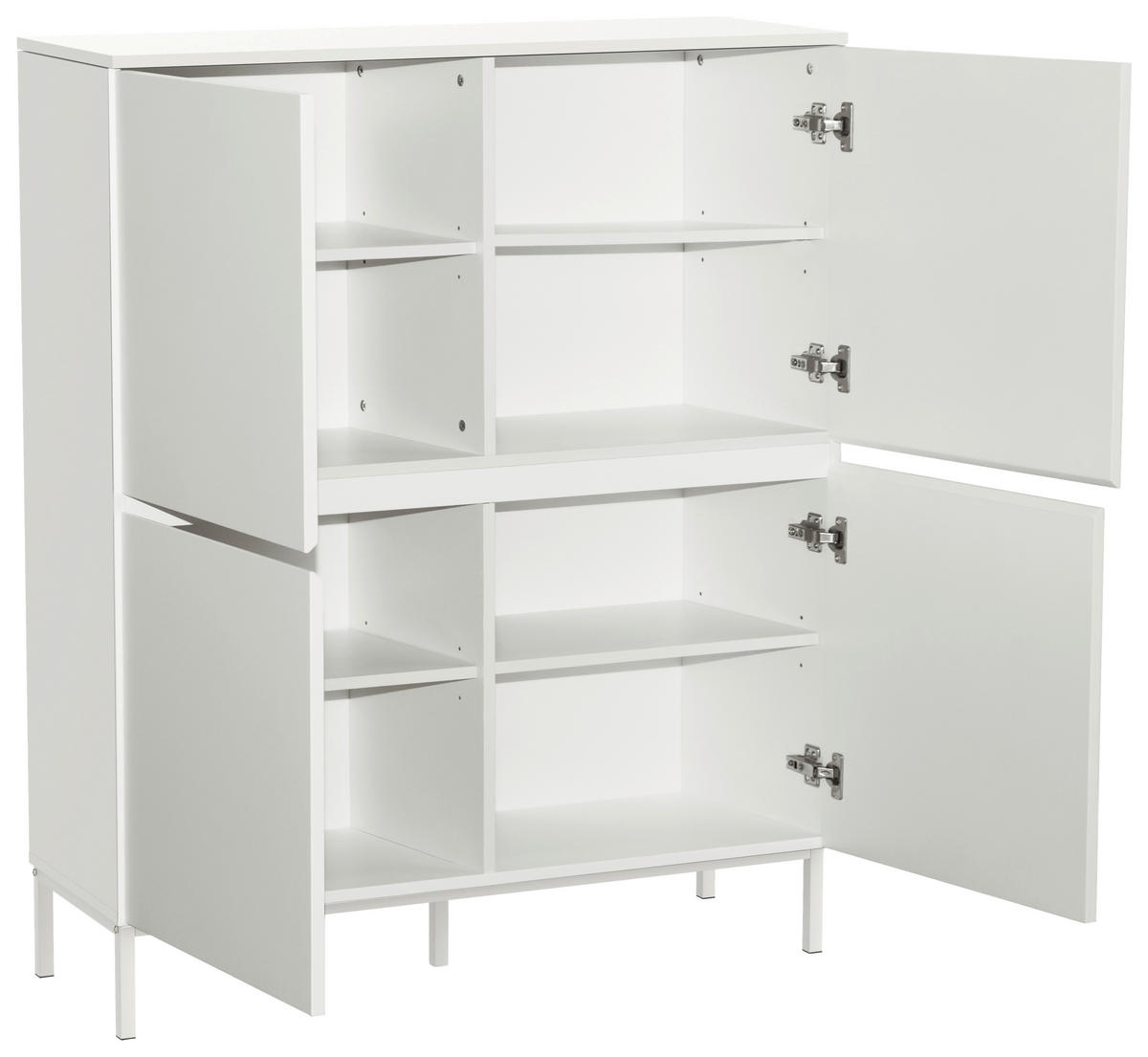 HIGHBOARD  in 100/122/35 cm  - Kaschmir, Design, Holzwerkstoff/Metall (100/122/35cm) - Hom`in
