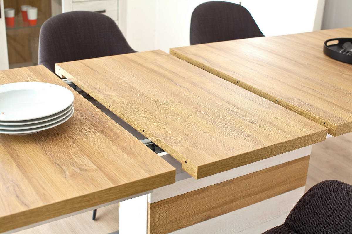 ESSTISCH in Holzwerkstoff 180-280/100/77 cm  - Eichefarben/Pinienfarben, Design, Holzwerkstoff (180-280/100/77cm) - MID.YOU