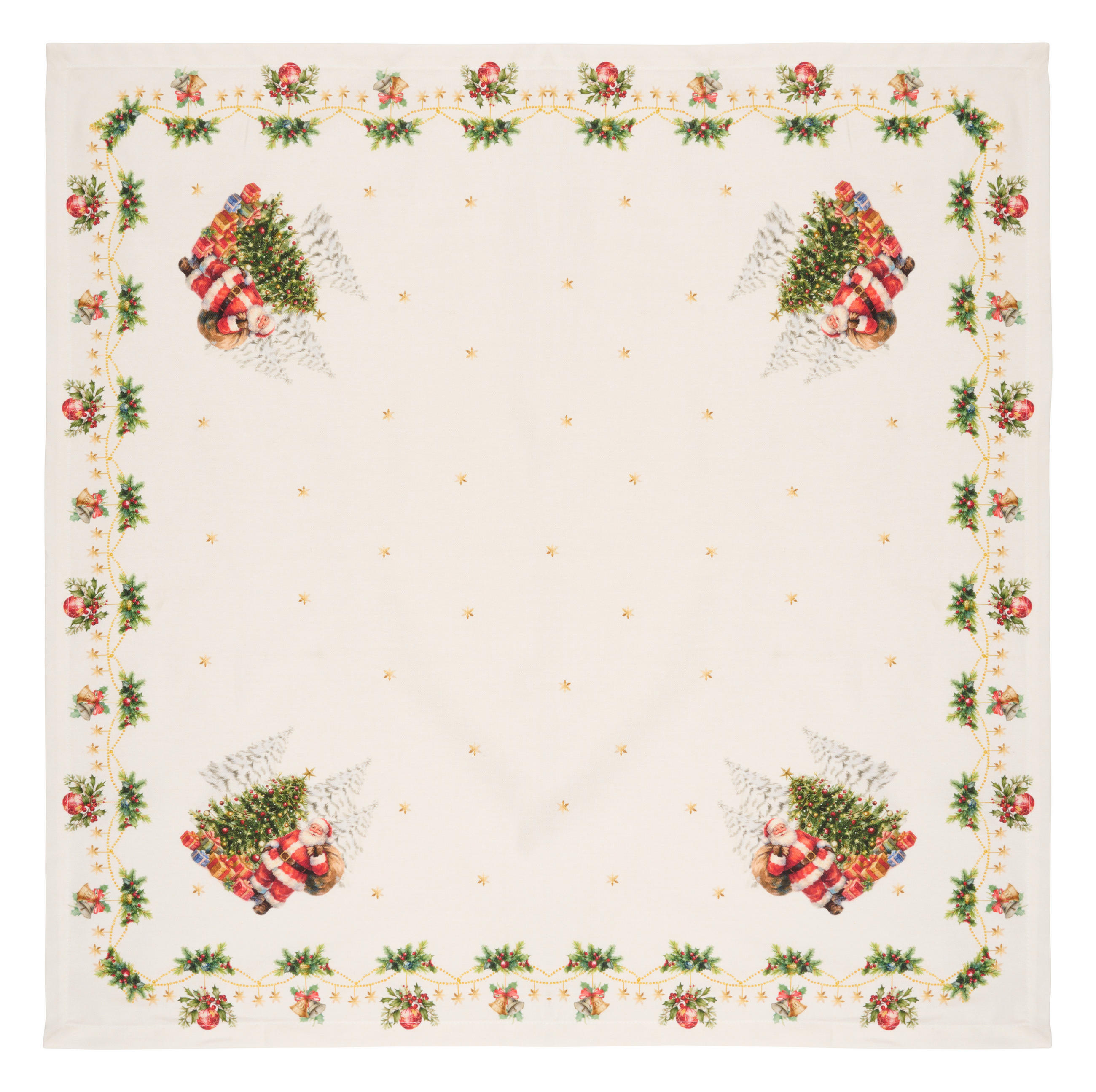TISCHDECKE Textil Flachgewebe Weiß 85/85 cm  - Weiß, Basics, Textil (85/85cm) - Esposa