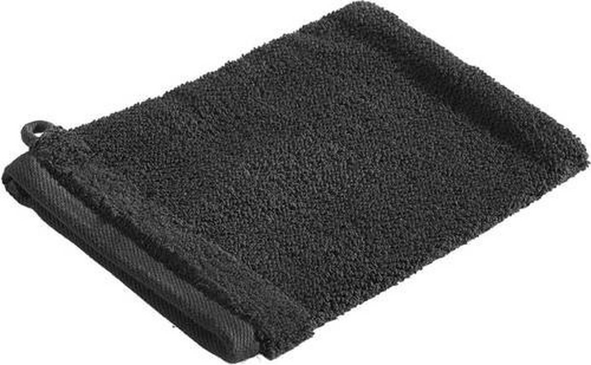 WASCHLAPPEN BONITA Schwarz 4-teilig  - Schwarz, Natur, Textil (16/21cm) - Bio:Vio