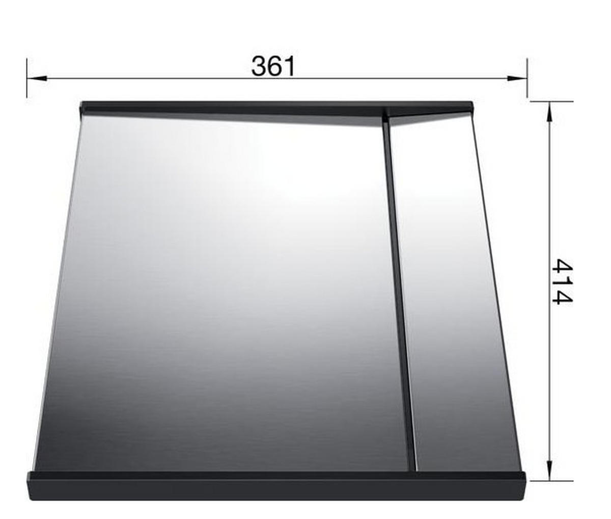 GESCHIRRABTROPFTASSE   - Edelstahlfarben/Schwarz, Basics, Kunststoff/Metall (41,4/2,5/36,1cm) - Blanco