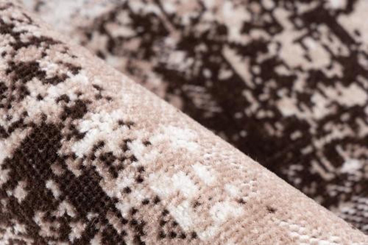 VINTAGE KOBEREC, 120/170 cm, hnědá, šedohnědá - hnědá/šedohnědá, Design, textil (120/170cm)