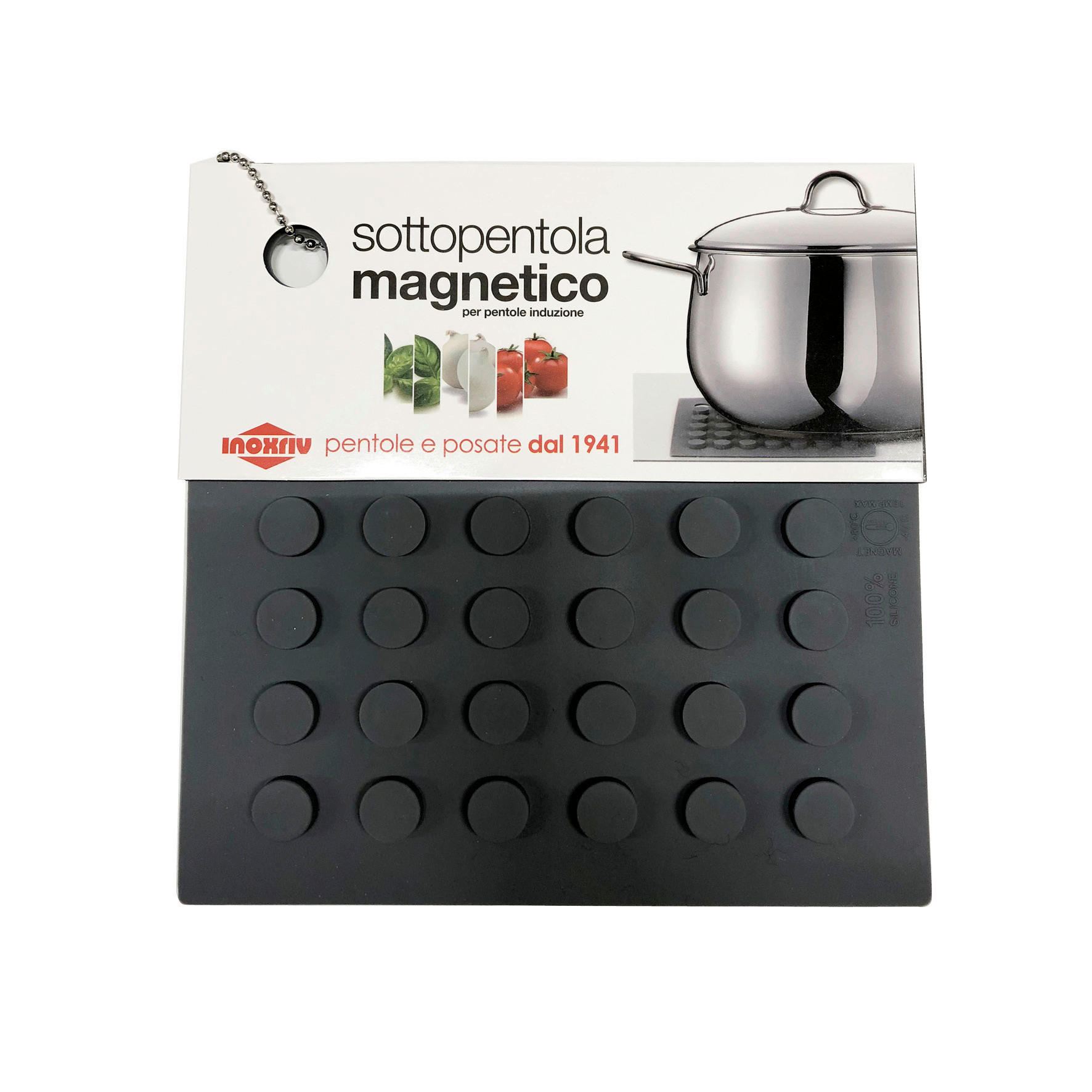 SUPORT TERMIC PENTRU OALE   - gri, Basics, plastic (17/17/0,5cm)