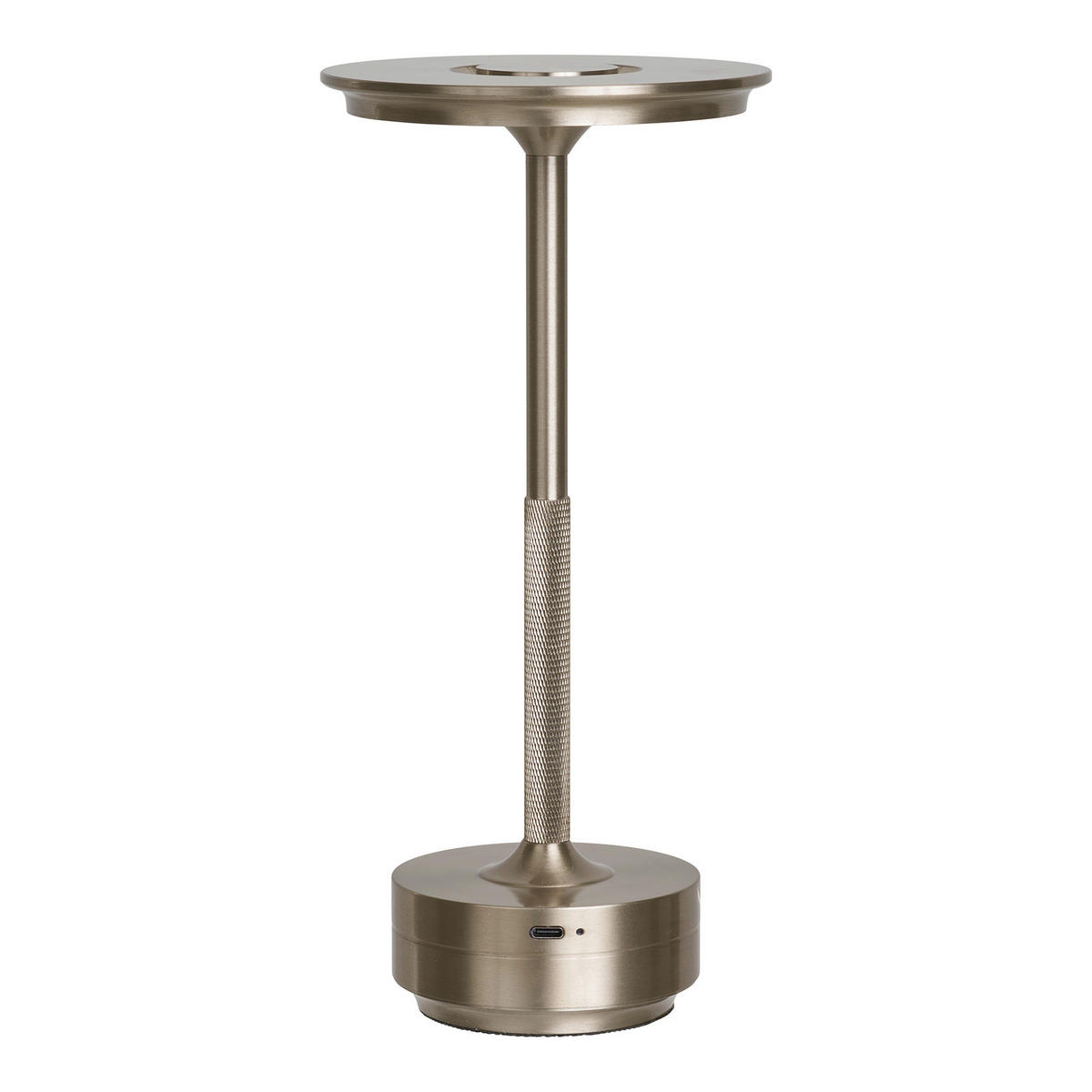 AKKU-TISCHLEUCHTE 13/28.5/13 cm   - Silberfarben, Design, Metall (13/28.5/13cm)