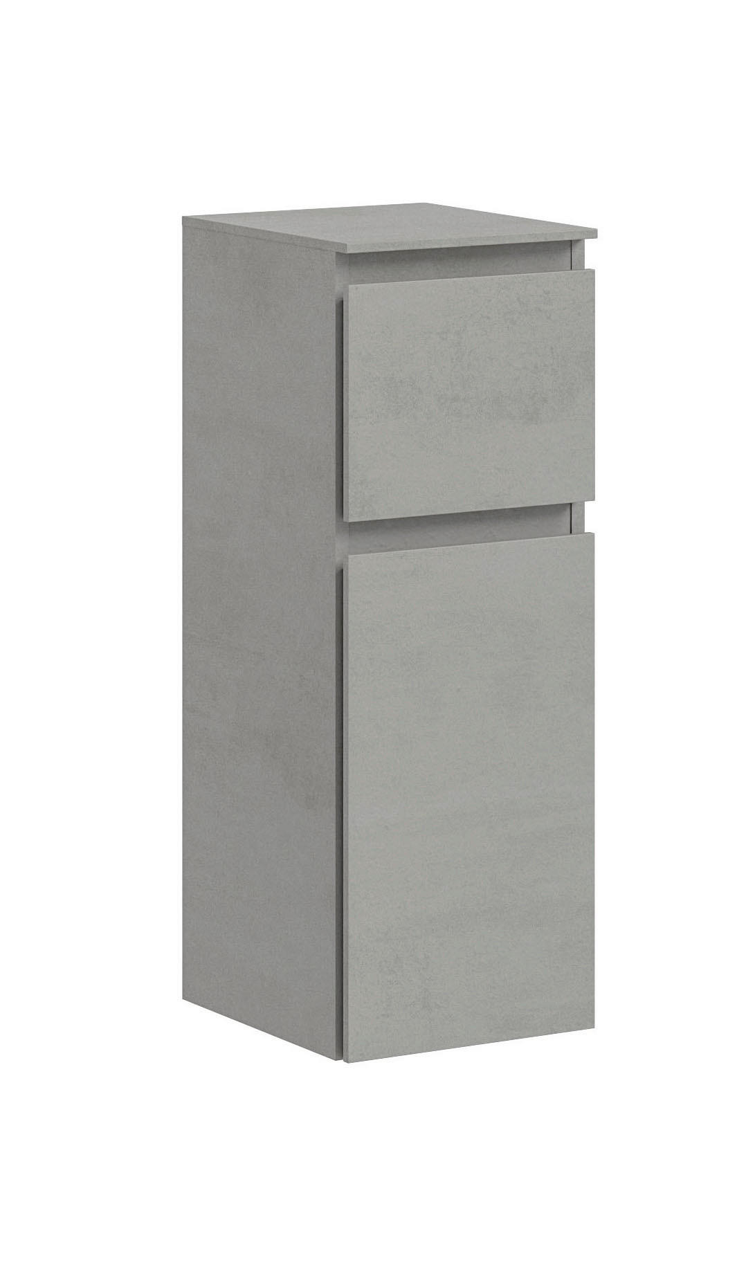 HIGHBOARD  in 30/81/33 cm  - Hellgrau/Grau, KONVENTIONELL, Holzwerkstoff (30/81/33cm) - Sadena