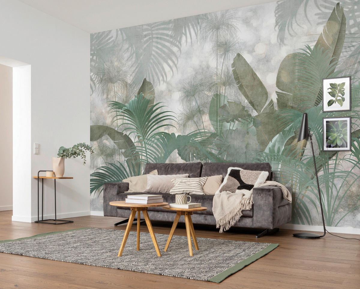 VLIESOVÁ TAPETA velikost: 368/248 cm - bílá/modrá, Basics (368/248cm) - Komar